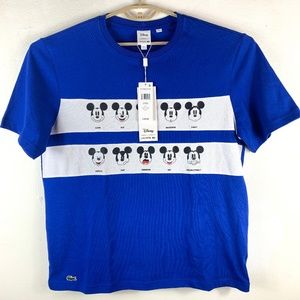 Mens LACOSTE Disney Mickey Mouse Faces T-Shirt XXL